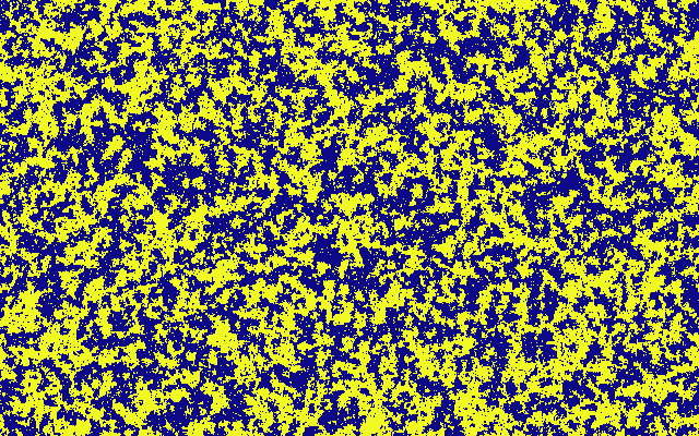 2D Ising Model simulation preview